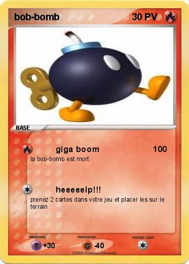 Pokemon bob-bomb