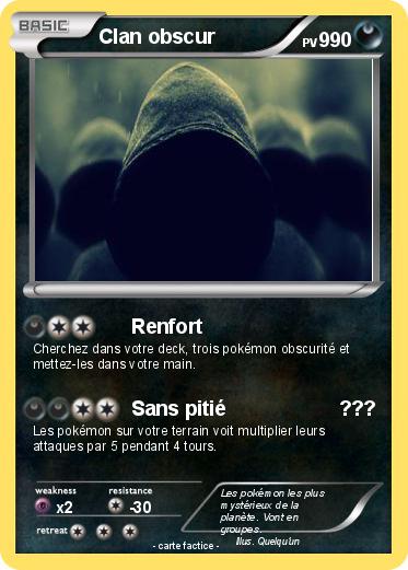 Pokemon Clan obscur