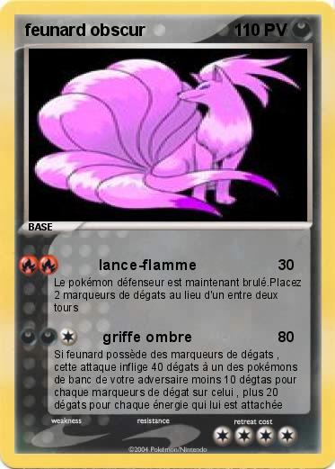 Pokemon feunard obscur