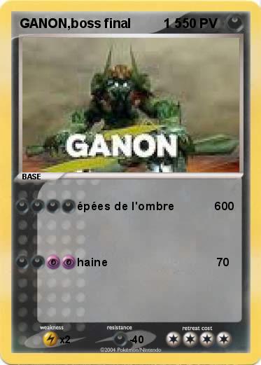 Pokemon GANON,boss final         1 5
