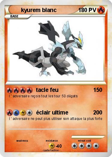 Pokemon kyurem blanc