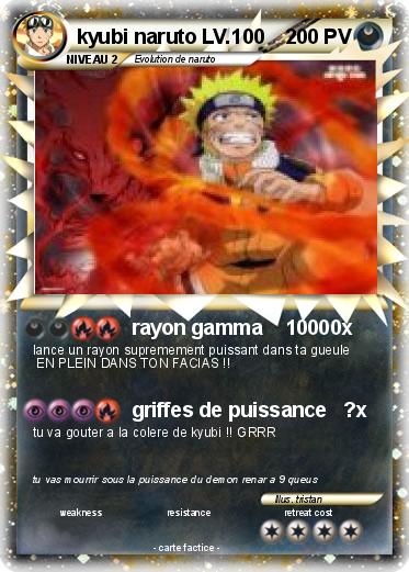 Pokemon kyubi naruto LV.100