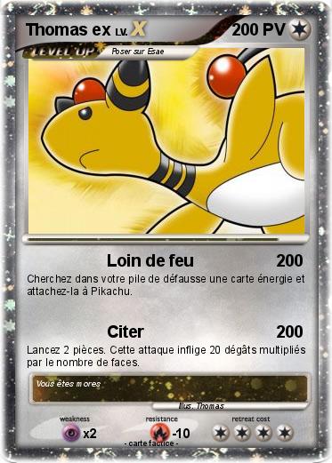 Pokemon Thomas ex