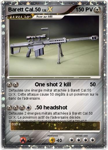 Pokemon Barett Cal.50