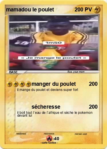 Pokemon mamadou le poulet