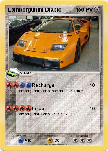 Pokemon Lamborguhini Diablo