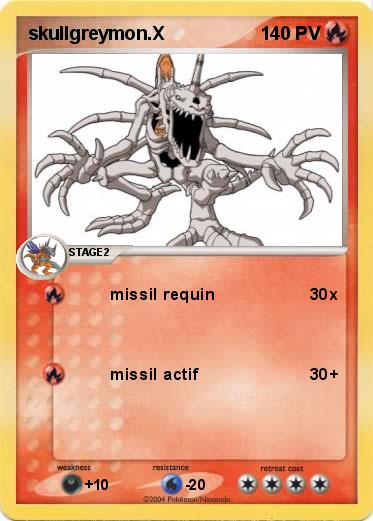 Pokemon skullgreymon.X