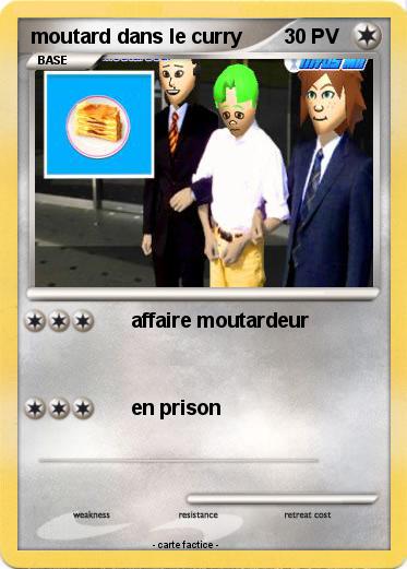 Pokemon moutard dans le curry