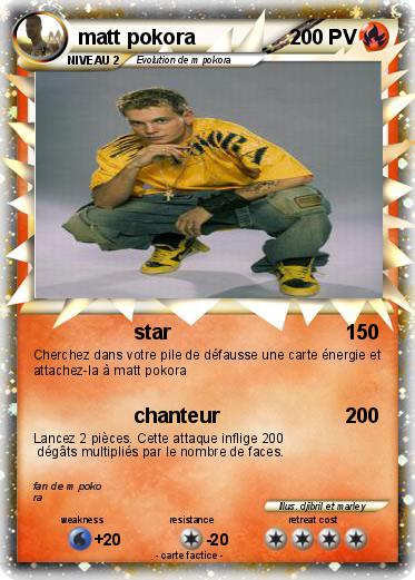 Pokemon matt pokora
