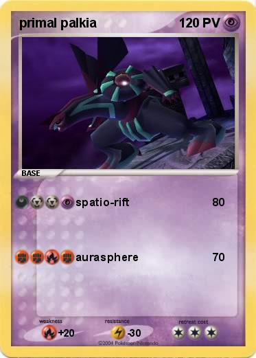 Pokemon primal palkia