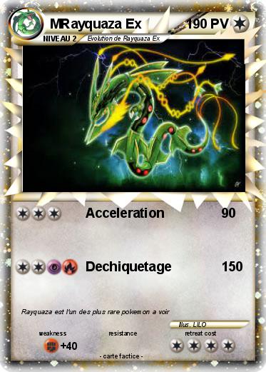 Pokemon MRayquaza Ex
