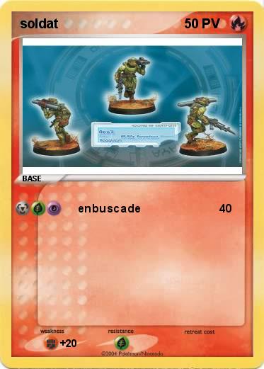 Pokemon soldat