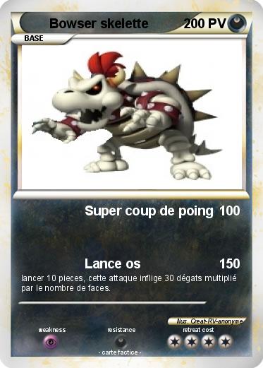Pokemon Bowser skelette