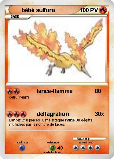 Pokemon bébé sulfura