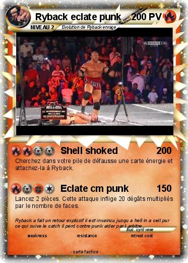 Pokemon Ryback eclate punk