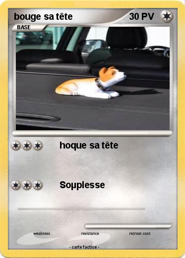 Pokemon bouge sa tête