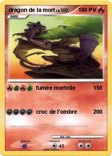 Pokemon dragon de la mort