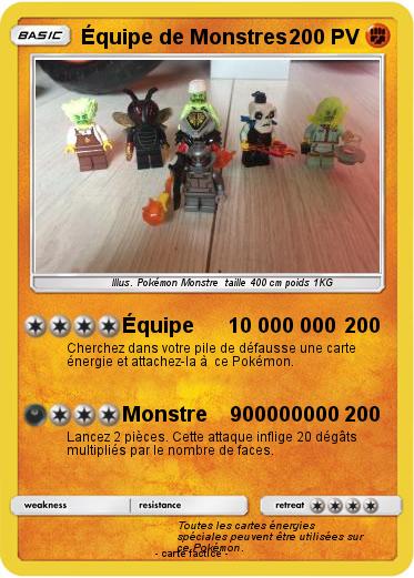 Pokemon Équipe de Monstres