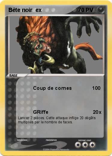 Pokemon Bète noir  ex
