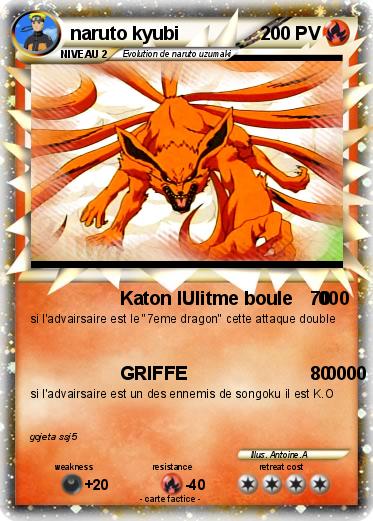 Pokemon naruto kyubi