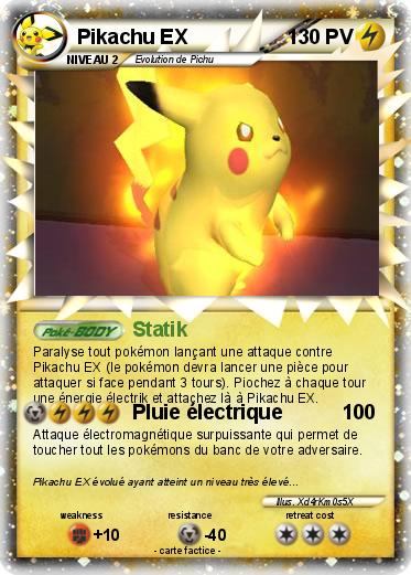 Pokemon Pikachu EX