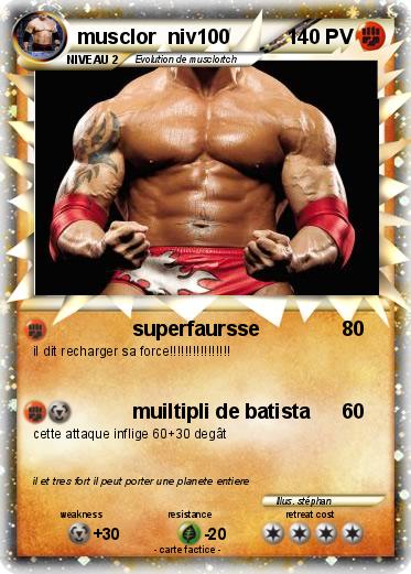 Pokemon musclor  niv100