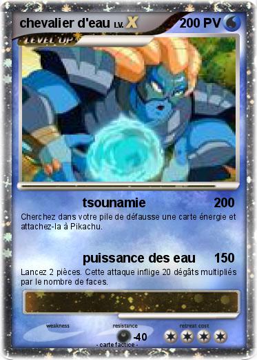 Pokemon chevalier d'eau