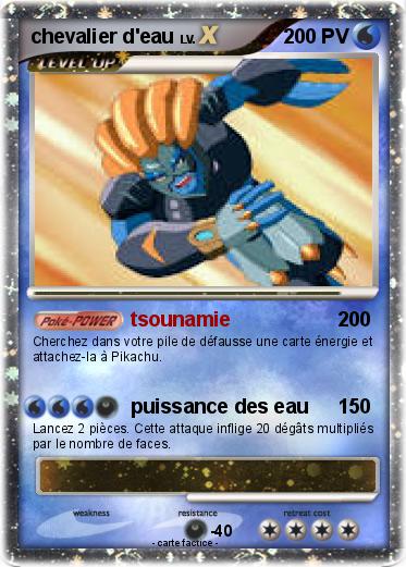 Pokemon chevalier d'eau