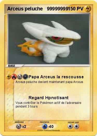 Pokemon Arceus peluche   99999999