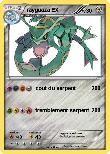 Pokemon rayguaza EX