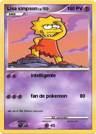 Pokemon Lisa simpson