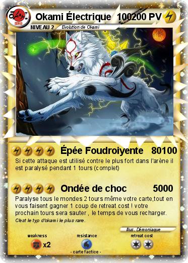 Pokemon Okami Électrique  100