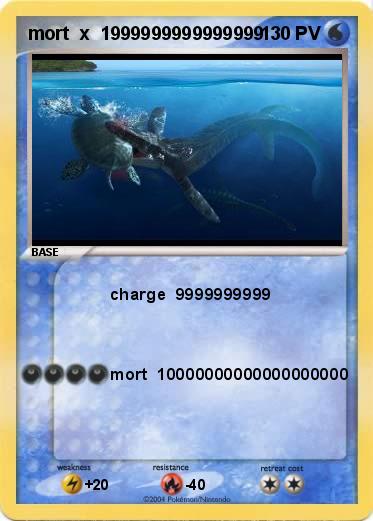 Pokemon mort  x  1999999999999999