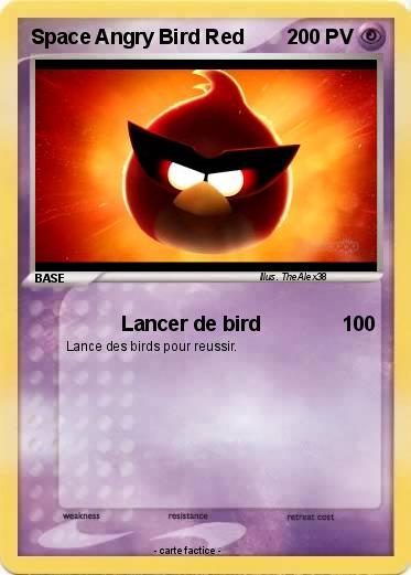 Pokemon Space Angry Bird Red