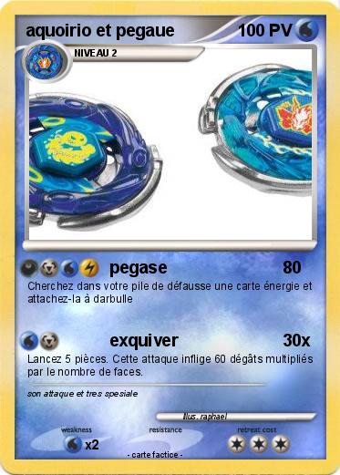 Pokemon aquoirio et pegaue