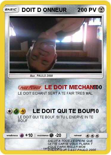 Pokemon DOIT D ONNEUR