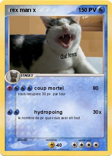 Pokemon  rex man x 