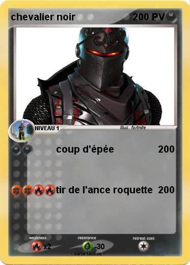 Pokemon chevalier noir