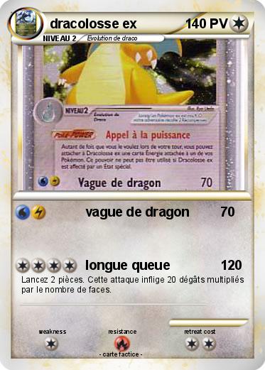 Pokemon dracolosse ex