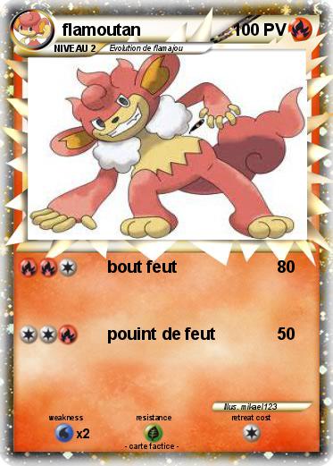 Pokemon flamoutan