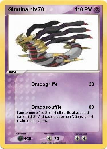 Pokemon Giratina niv.70
