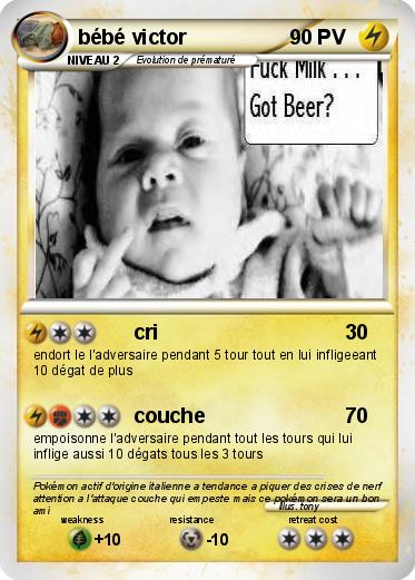 Pokemon bébé victor
