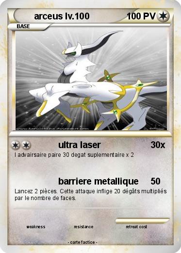 Pokemon arceus lv.100