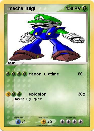 Pokemon  mecha  luigi