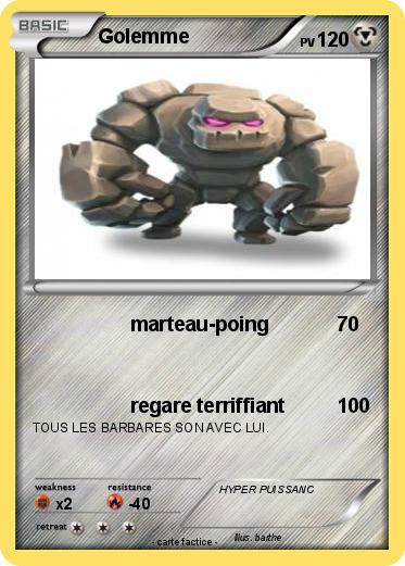 Pokemon Golemme