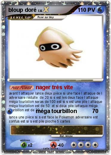 Pokemon bloup doré