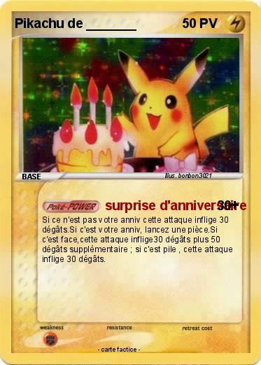 Pokemon Pikachu de _______