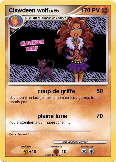 Pokemon Clawdeen wolf