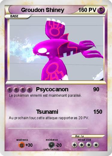 Pokemon Groudon Shiney