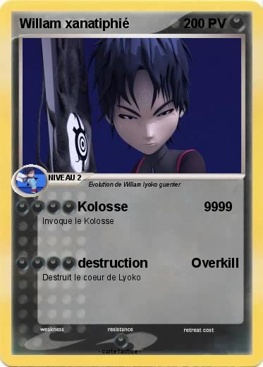 Pokemon Willam xanatiphié